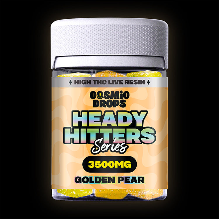 Heady Hitters Golden Pear 3500mg THC Gummies